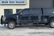 2021 Ford F-250 with professional window tint in North Bay